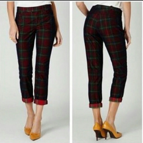 Anthropologie Pants - Pilcro and the Letterpress Plaid Hyphen Pants 28